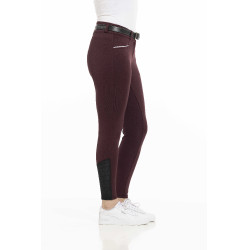 Pantalon Equithème Claudine fond silicone Bordeaux Pantalon Equithème Claudine fond silicone Bordeaux