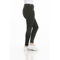 Pantalon Equithème Claudine fond silicone Vert foncé