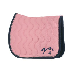 Tapis de selle Pénélope Diamant Rose pâle Tapis de selle Pénélope Diamant Rose pâle