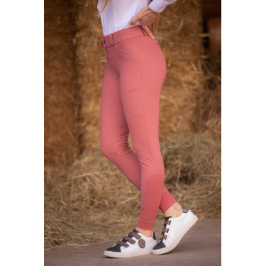 Pantalon Pénélope Sybille femme Vieux rose