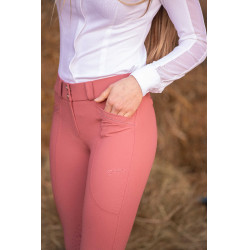 Pantalon Pénélope Sybille femme Vieux rose