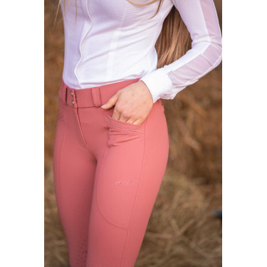 Pantalon Pénélope Sybille femme Vieux rose