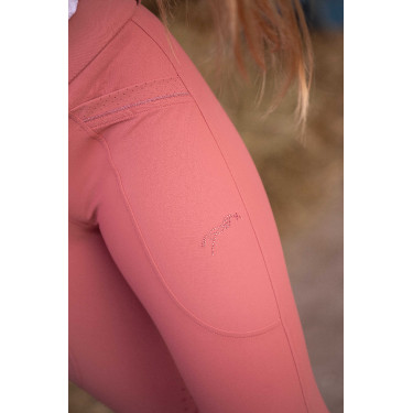 Pantalon Pénélope Sybille femme Vieux rose