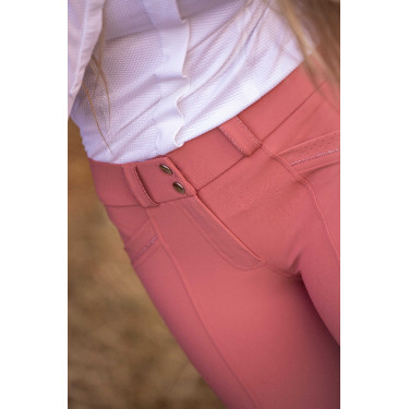 Pantalon Pénélope Sybille femme Vieux rose