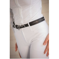 Pénélope Signature riem met strass Zwart