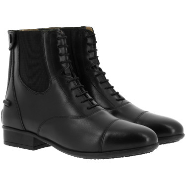 Boots lacet/zip Equithème Chic Noir