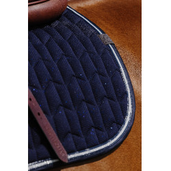 Tapis de selle Equithème Eclat Marine Bleu marine Tapis de selle Equithème Eclat Marine Bleu marine