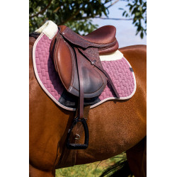 Tapis de selle Equithème Dinard Rose Tapis de selle Equithème Dinard Rose