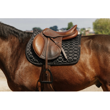 Tapis de selle Equithème Pretty Noir