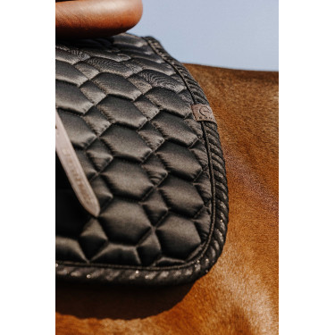 Zadeldoek Equithème Pretty Zwart Zadeldoek Equithème Pretty Zwart