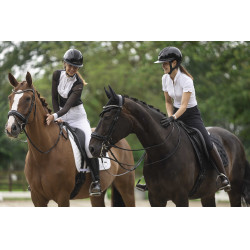 Afneembare bies voor Lami-Cell Glitter helm Zwart