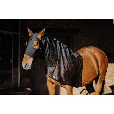 Protection de cou intégral Equithème Lycra/Mesh Noir Protection de cou intégral Equithème Lycra/Mesh Noir