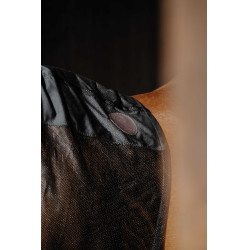 Protección de cuello integral Equithème Lycra/Mesh Zwart