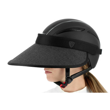 UV-beschermende vizier voor Equithème-helm Zwart UV-beschermende vizier voor Equithème-helm Zwart