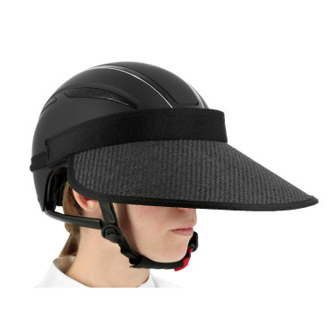 UV-beschermende vizier voor Equithème-helm Zwart UV-beschermende vizier voor Equithème-helm Zwart
