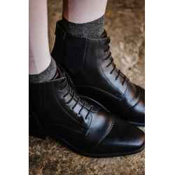 Boots à lacets et zip Equithème Sporty Noir Boots à lacets et zip Equithème Sporty Noir