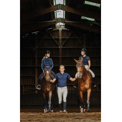 Polo Equithème Originals Agathe Marine Marineblauw