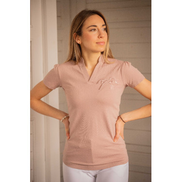 Polo Pénélope Josie Beige / roze Polo Pénélope Josie Beige / roze
