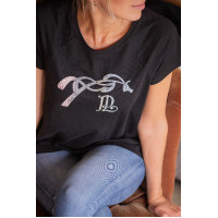 Camiseta PENELOPE - Funky Zwart Camiseta PENELOPE - Funky Zwart
