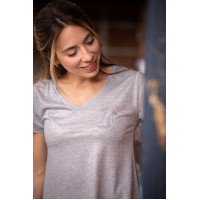 T-shirt Pénélope Juline Grijs T-shirt Pénélope Juline Grijs
