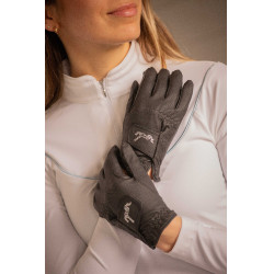 Gants d'équitation Pénélope Lyoni Noir