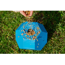 Balle anti-glouton Hippotonic pour foin Bleu