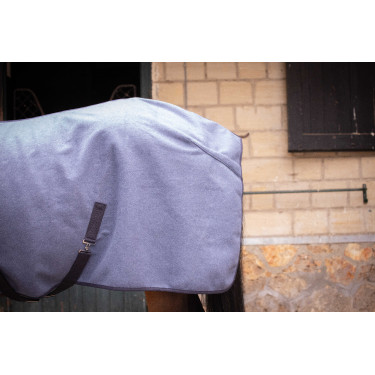 Couverture Walker Wooltouch Paddock Sports Blanc chiné