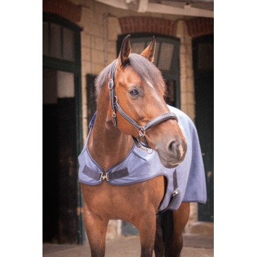 Couverture Walker Wooltouch Paddock Sports Blanc chiné