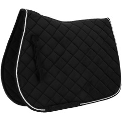 Zadeldek Riding World Velours Zwart