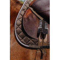 Zadeldek Riding World Velours Wit