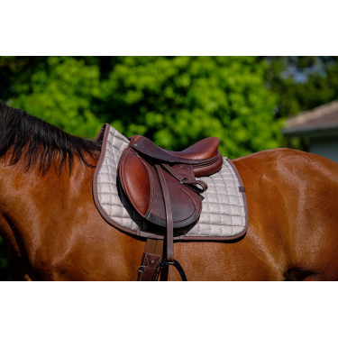 Tapis de selle Equithème Chic Marron Tapis de selle Equithème Chic Marron