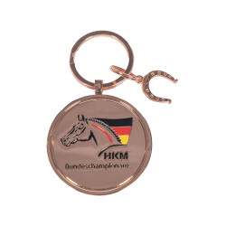 Porte-clés HKM Bucha Or rose Noir Porte-clés HKM Bucha Or rose Noir