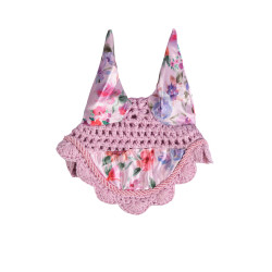 Bonnet anti-mouches Hobby Horsing Print HKM Fleuri
