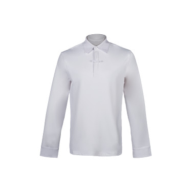Polo de concours homme HKM Davie Blanc