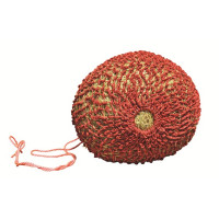 Filet à foin avec muselière HKM Rouge