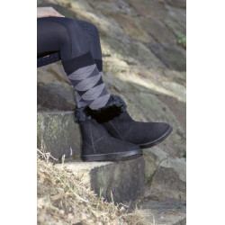 Bottes fourrées imperméables Davos Fur HKM Noir