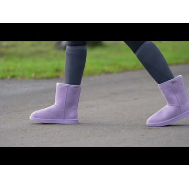 Bottes fourrées imperméables Davos Fur HKM Taupe Marron