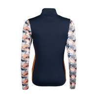 T-shirt techniek HKM Lyon Active lange mouwen Donkerblauw