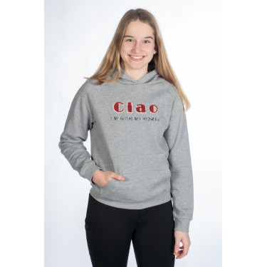 Hoody Ruby HKM Gris clair / mélange