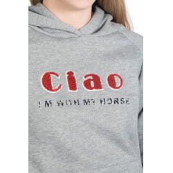 Hoody Ruby HKM Gris clair / mélange