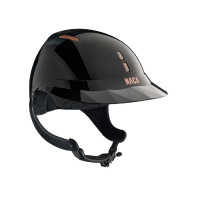 Casque d'équitation Naca Gravity XP Noir onyx brillant / rose gold Casque d'équitation Naca Gravity XP Noir onyx brillant / rose gold