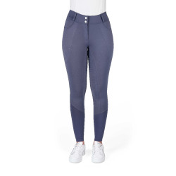 Pantalon Je t'aime Equithème Elsa enfant Bleu / gris