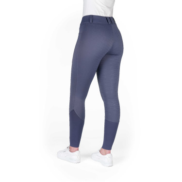 Pantalon Je t'aime Equithème Elsa enfant Bleu / gris