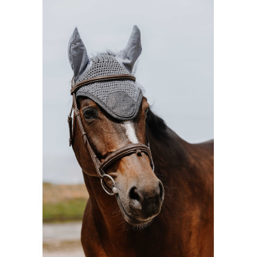 Vliegenmuts Equithème Chic Grijs Vliegenmuts Equithème Chic Grijs