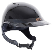 Naca Gravity TR Helm Glanzend zwart
