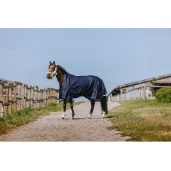 Couverture Equithème Classic 1200D High neck Marine Bleu marine Couverture Equithème Classic 1200D High neck Marine Bleu marine