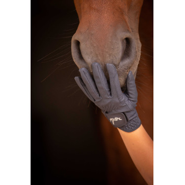 Gants Eden by Pénélope Prisma Strass Marine Bleu marine