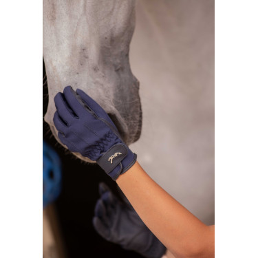 Gants Eden by Pénélope Hiver Marine Bleu marine