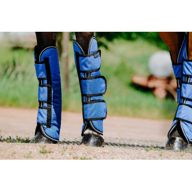 Guêtres de transport Equithème Tyrex Aisance 1200D Bleu roi Guêtres de transport Equithème Tyrex Aisance 1200D Bleu roi