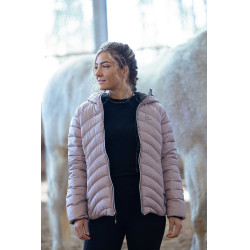 Donsjas Ik hou van je Equithème Lutha Zwart / roze